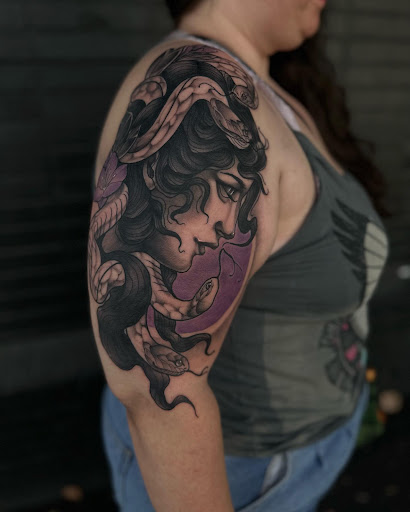 Explore hunting tattoo ideas, creative tattoo ideas in Paducah, available at Third Moon Tattoos