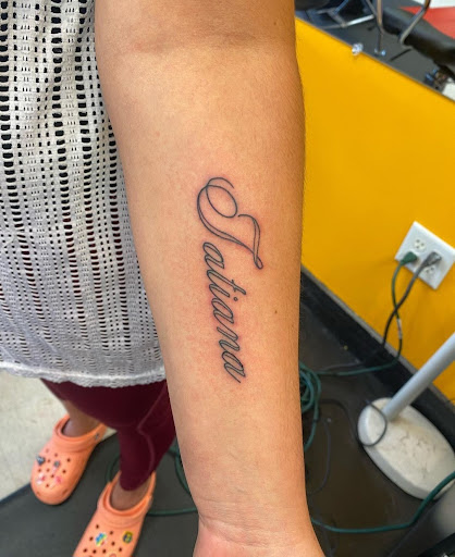 Explore mountain bike tattoo ideas, creative tattoo ideas in Ambler, available at Tattoo GalaxyAmbler Piercing & Custom Tattoos