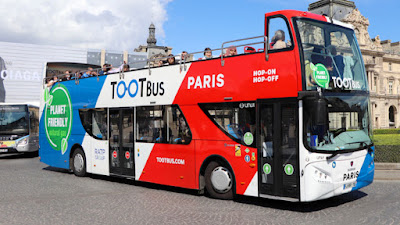 Tootbus stop George V à Paris