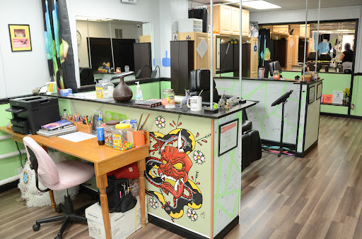 Explore badass neck tattoo ideas, creative tattoo ideas in Bradley, available at Rogers Tattooing & Body Piercing