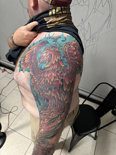 Explore new jersey tattoo ideas, creative tattoo ideas in Ocoee, available at Slaughterized Ink Tattoo and Piercing Studio