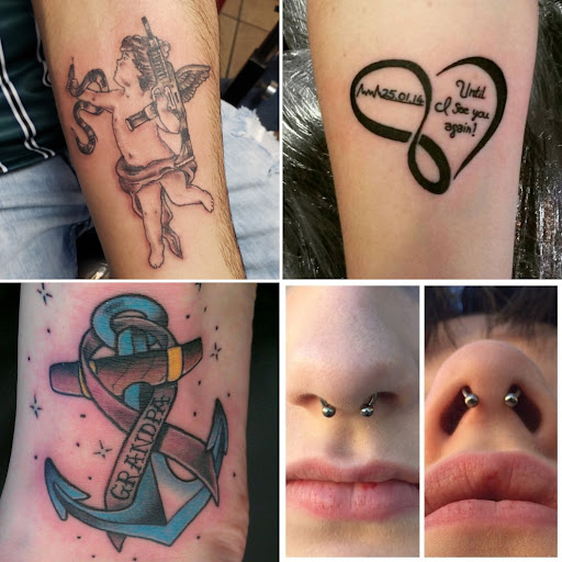 Explore ring finger tattoo cover up ideas, creative tattoo ideas in Elko, available at Tom Custom Tattoos and Body Piercing Studio