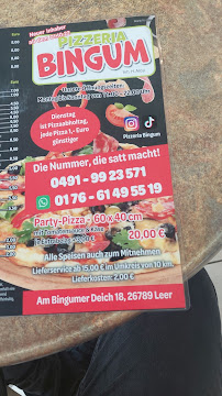 Pizzeria Bingum à Leer menu