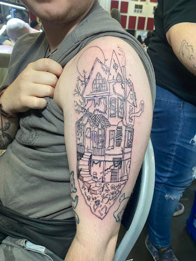 Explore mens neck tattoos ideas, creative tattoo ideas in Jonesboro, available at Immortal Ink