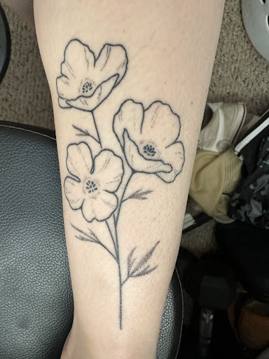 Explore greek sleeve tattoo ideas, creative tattoo ideas in Yucca Valley, available at Love Always Tattoo