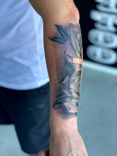 Explore colored tattoo ideas, creative tattoo ideas in Goose Creek, available at Red Kirin Tattoo