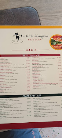 Carte du Pizzeria La Gatta Mangiona à Rusellae