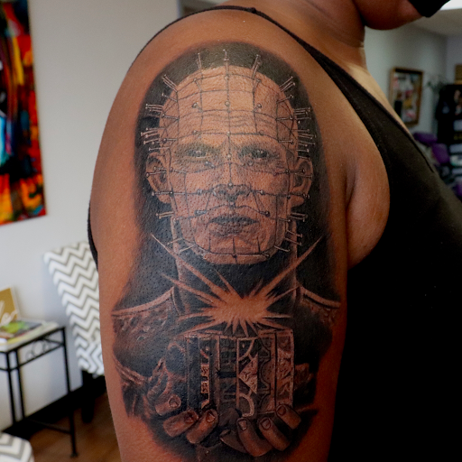 Explore horror half sleeve tattoo ideas, creative tattoo ideas in Amarillo, available at Tattoo Spa LLC