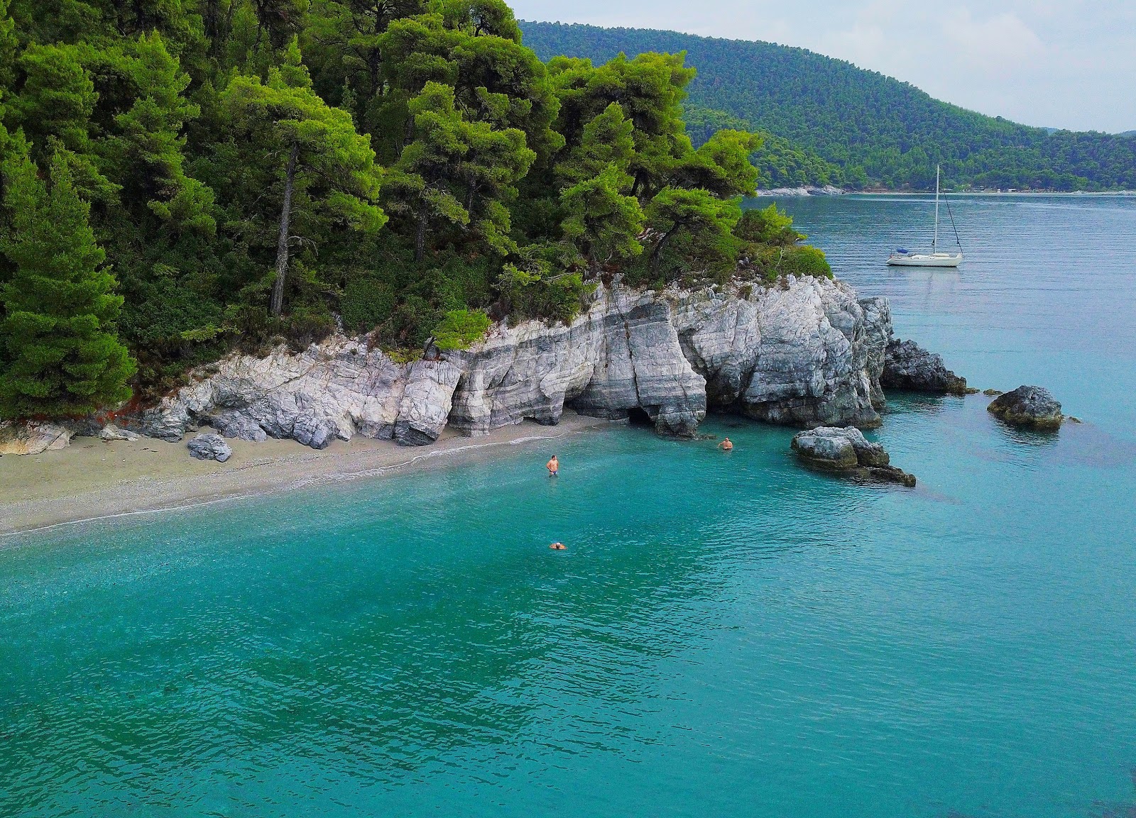 Fotografija Ftelia beach divje območje