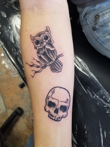 Explore yorkie tattoo ideas, creative tattoo ideas in Kansas City, available at Divine Tattoo Parlor