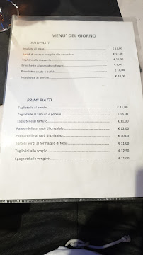 Restaurant Brasserie Del Vicolo à Arezzo (le menu)