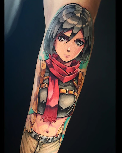 Explore tropical tattoo ideas, creative tattoo ideas in Peoria, available at Iron Key Tattoo Studio Inc.