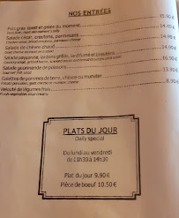 Restaurant de viande La Potence à Strasbourg (la carte)