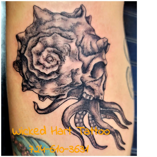 Explore mens arm sleeve tattoo ideas, creative tattoo ideas in Latrobe, available at Wicked Hart Tattoo