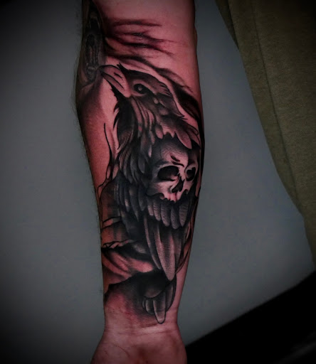 Explore man sleeve tattoo ideas, creative tattoo ideas in Warren, available at Apothic Ink Tattoo Studio