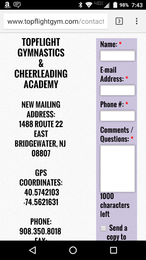 Sports Complex «TopFlight Gymnastics Academy», reviews and photos, 1488 US-22, Bridgewater, NJ 08807, USA