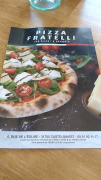 Menu / carte de Pizza Fratelli à Castelginest