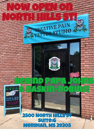 Explore alpha tattoo ideas, creative tattoo ideas in Meridian, available at Creative Pain Tattoo Studio