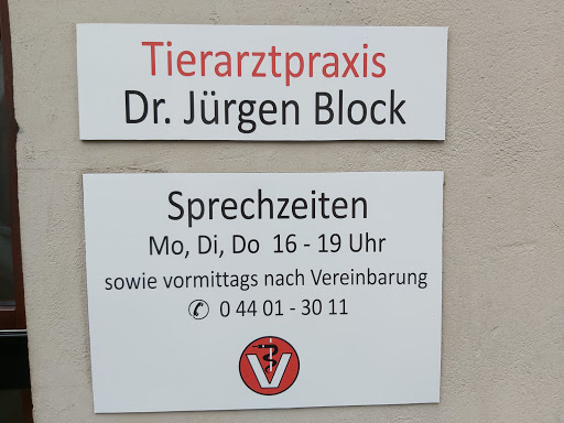 Dr. med. vet. Jürgen Block unter Brake, Niedersachsen