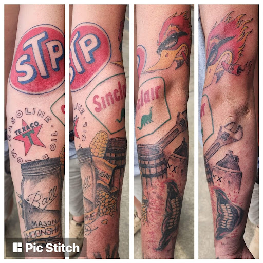 Explore infinity tattoo ideas for couples, creative tattoo ideas in Easley, available at Peach Pit Tattoo