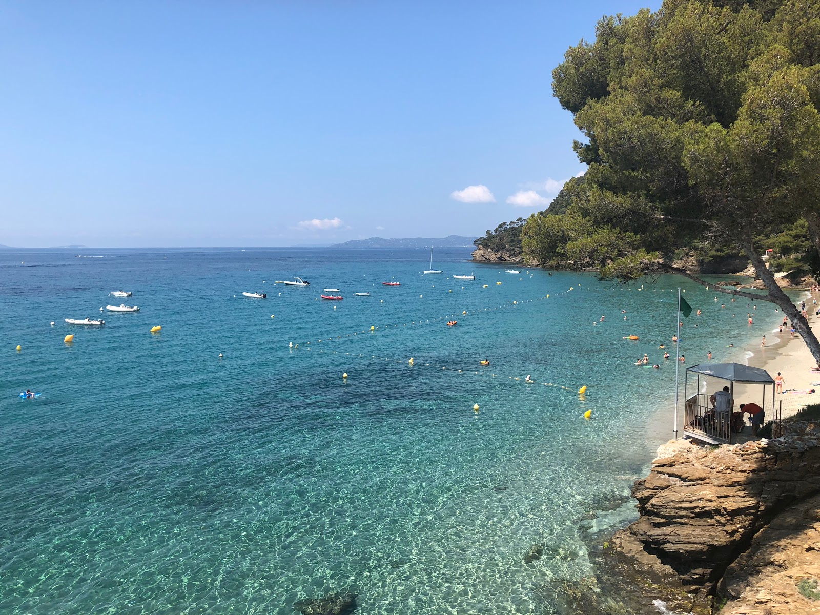 Fotografie cu Rayol beach cu mic golf