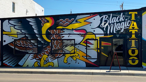 Explore live laugh love tattoo ideas, creative tattoo ideas in Oklahoma City, available at Black Magic Tattoo