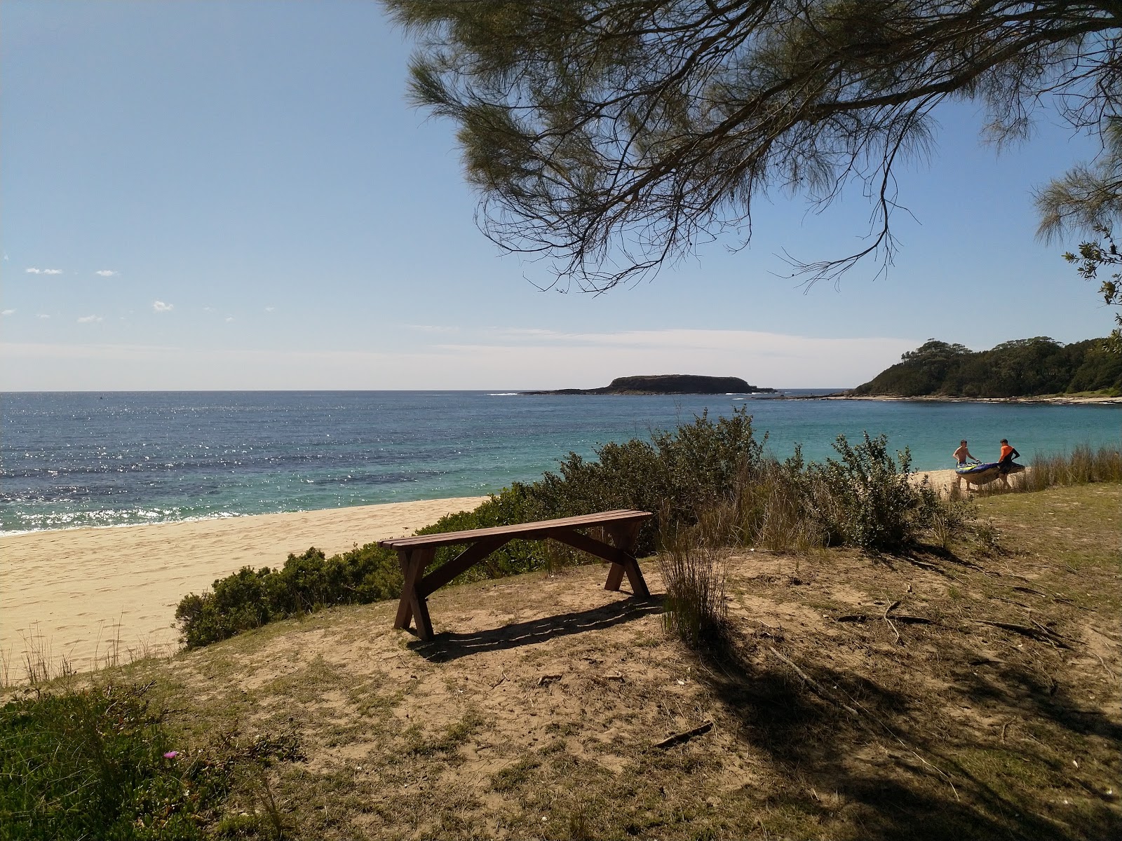 Foto von Mill Beach und die siedlung