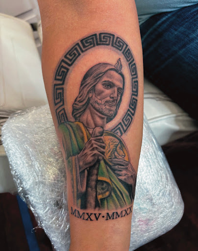 Explore vacation tattoo ideas, creative tattoo ideas in Rogers, available at Ink Solutions Tattoo