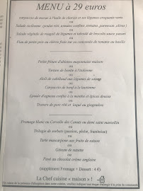Restaurant de cuisine européenne moderne La Maison Bleue à Trévoux - menu / carte