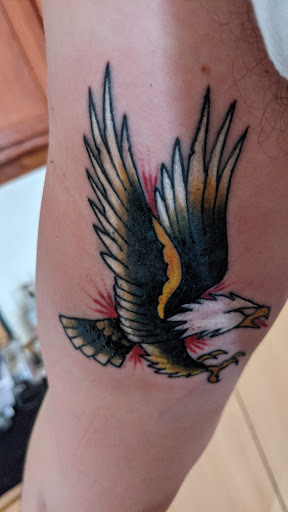 Explore gamer tattoo ideas, creative tattoo ideas in Wilmington, available at La Rue Tattoo