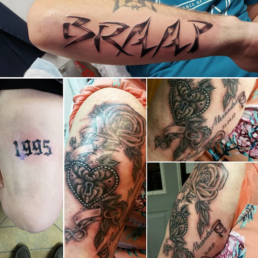 Explore tattoo ideas for grief, creative tattoo ideas in Elko, available at Custom Tattoos and Body Piercing Studio