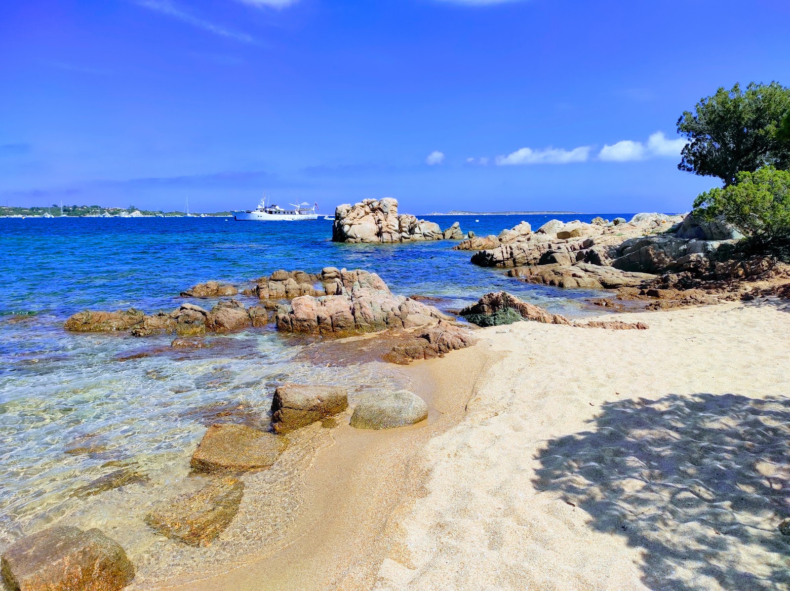 Fotografija Plaža Piccola Lisciaruja z majhni več zalivi