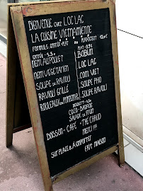 Menu du Loc Lac à Levallois-Perret