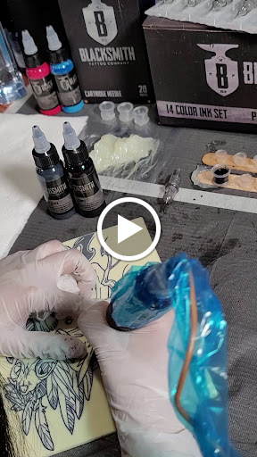 Explore bike tattoo ideas, creative tattoo ideas in Miami Beach, available at Salvation Tattoo Lounge