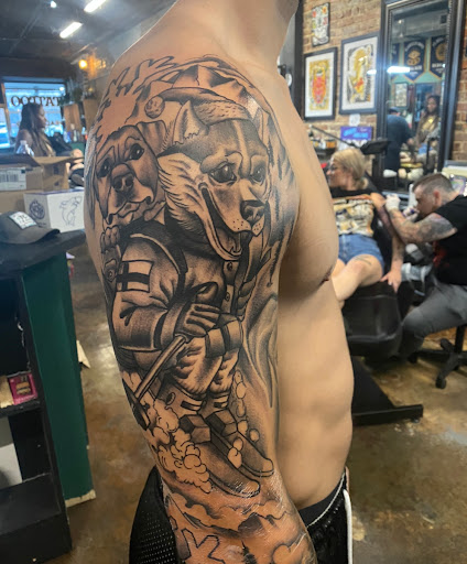Explore capybara tattoo ideas, creative tattoo ideas in Pittsburgh, available at Pittsburgh Tattoo Company