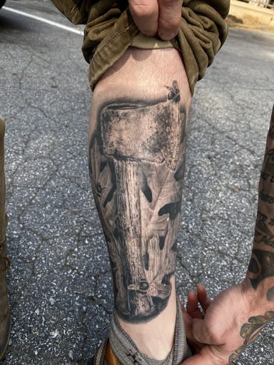 Explore baker tattoo ideas, creative tattoo ideas in Chapel Hill, available at Durham Tattoos