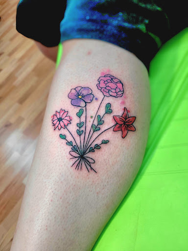 Explore grandson tattoo ideas, creative tattoo ideas in Benton, available at Spectrum Tattoo