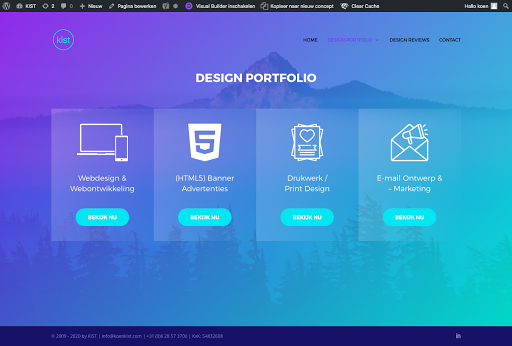 Koenkist.com - Grafisch Design | Websites | HTML5 Banners | Drukwerk