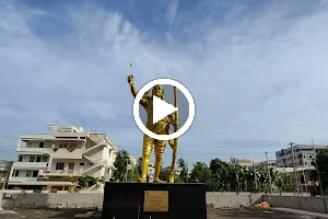 30ft Alluri Seethramaraju bronze statue image