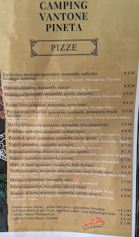 Menu du Pizzeria Hausbrandt à Vantone