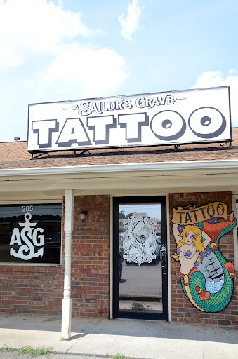 Explore trash polka tattoo ideas, creative tattoo ideas in Calhoun, available at A Sailors Grave Tattoo Parlor