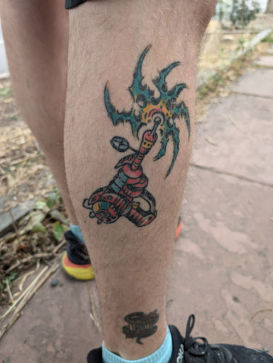 Explore large flower tattoo ideas, creative tattoo ideas in Golden, available at Great Day Tattoo