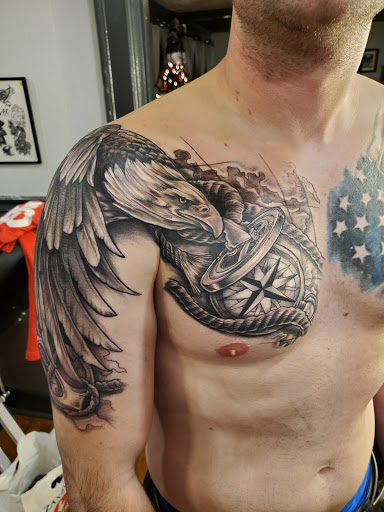 Explore men's words tattoo ideas, creative tattoo ideas in Buford, available at Inked Arts Tattoo Studio