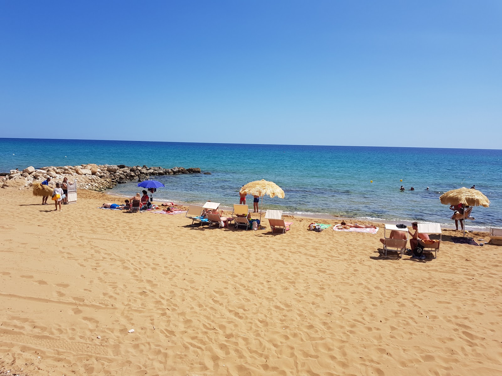 Foto von Spiaggia Di Gallina mit sehr sauber Sauberkeitsgrad
