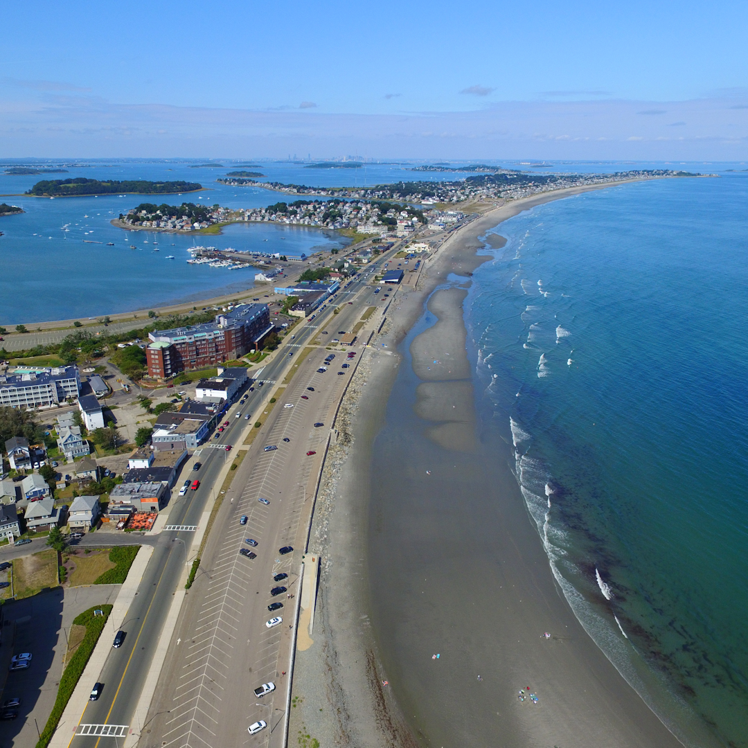 Photo of Nantasket beach with long straight shore