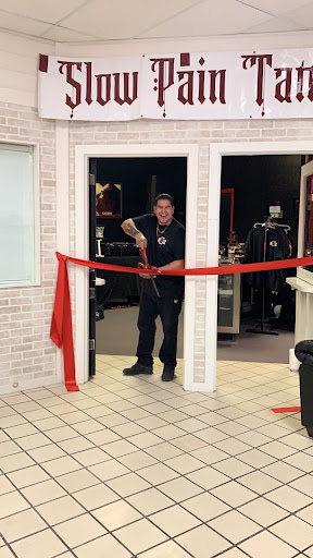 Explore one word tattoo ideas, creative tattoo ideas in Hereford, available at Slow Pain Tattoo Body Art Studio