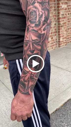 Explore plague doctor tattoo ideas, creative tattoo ideas in Ambler, available at Tattoo GalaxyAmbler Piercing & Custom Tattoos