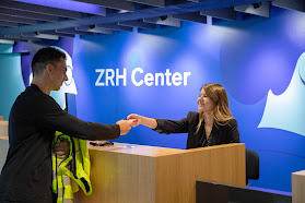 ZRH Center: Schalter für Ausweise, Schlüssel und Parking