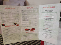 Menu / carte de Restaurant Beyrouth à Mauguio