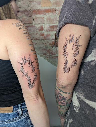 Explore punk rock tattoo ideas, creative tattoo ideas in Bryan, available at Storyline Ink Tattoo